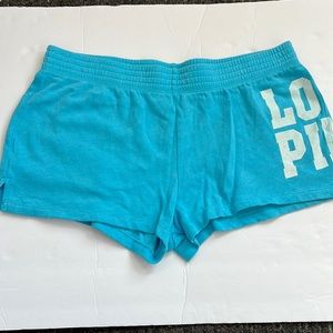 PINK Victoria’s Secret light blue shorts